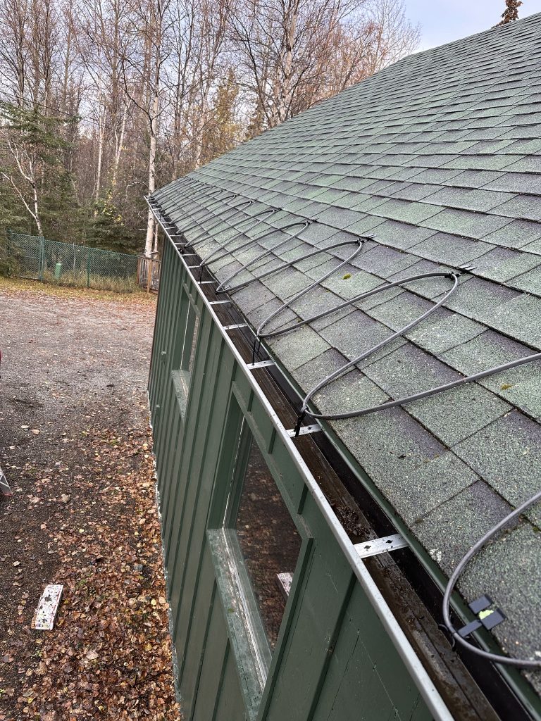 Anchorage Alaska Roof Heat Tape Heat Cable Installation 14