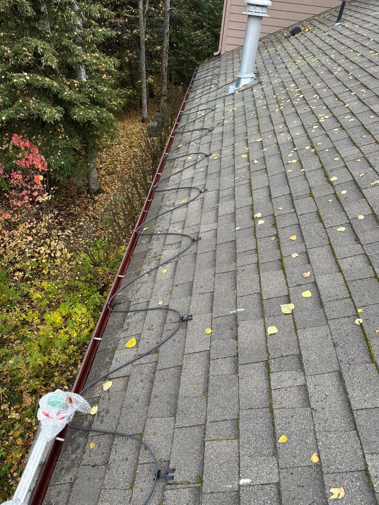 Anchorage Alaska Roof Heat Tape Heat Cable Installation 15